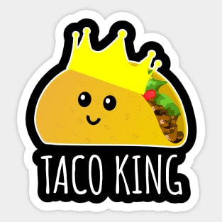 Taco King Sticker